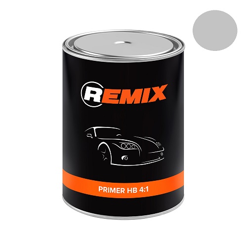 PRIMER HB 4:1 REMIX грунт-наполнитель акриловый СЕРЫЙ 2К 0.8л+0.2л отв.