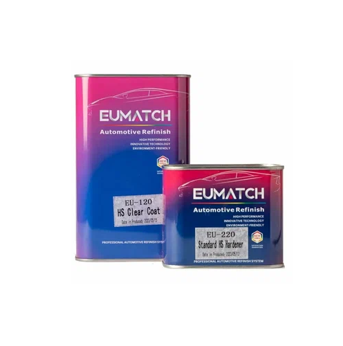 Лак прозрачный EUMATCH EU-120 HS Clear Coat 1л + отвердитель 0,5л