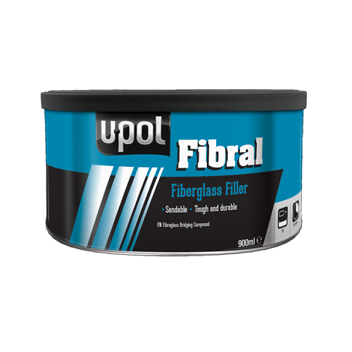 Автошпатлевка стекловолоконная U-POL Fibral Lite 1 л.