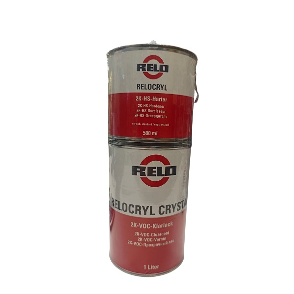 RELO Relocryl Crystal 2K-VOC-Klarlack Акриловый лак с отвердителем 1,5 л