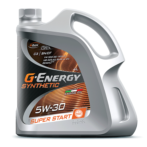 Масло G-Energy Synthetic Super Start 5W-30 4л