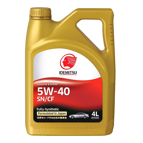 Моторное масло Idemitsu 5W40 SN/CF 30015046-746000020 (4л)