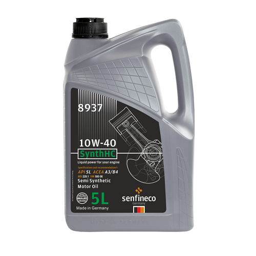 Масло моторное Senfineco SynthHC 10W-40 API SL ACEA A3/B4, кан.5 л.