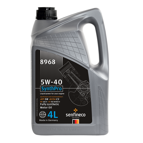 Масло моторное Senfineco SynthPro 5W-40 API SN ACEA C3, 4 л.