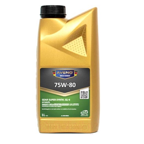 Трансмиссионное масло Aveno Gear Super Synth 75W80 GL4 (1л)