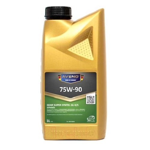 Трансмиссионное масло Aveno Gear Super Synth 75W90 GL4/5 (1л)