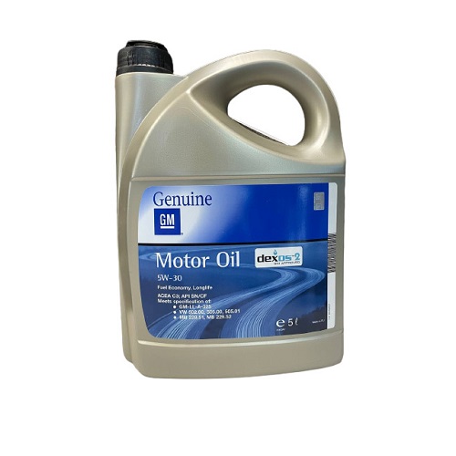 Моторное масло GM Longlife Dexos 2 5W-30 5л (Бельгия)
