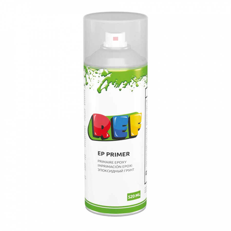 REF PRO Аэрозольный грунт эпоксидный серый 520мл REF PRO Аэрозольный грунт эпоксидный серый 520мл