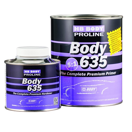 Грунт наполнитель HB BODY PROLINE 635 5:1 0.8л+0.16л отв.
