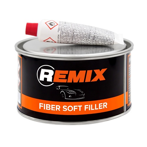 FIBER SOFT FILLER REMIX шпатлевка со стекловолокном 0.9кг
