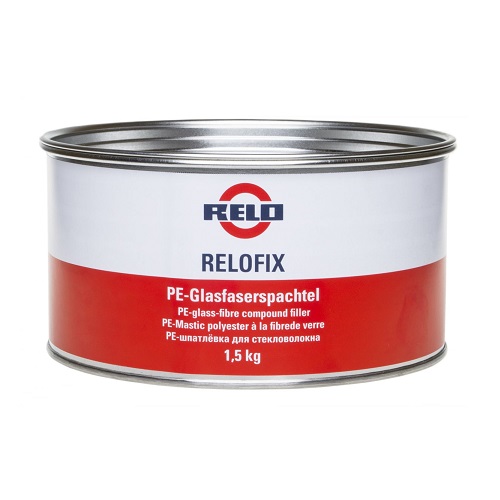 RELO RELOFIX PE-Glasfaserspachtel шпатлёвка со стекловолокном 1,5кг с отвердителем