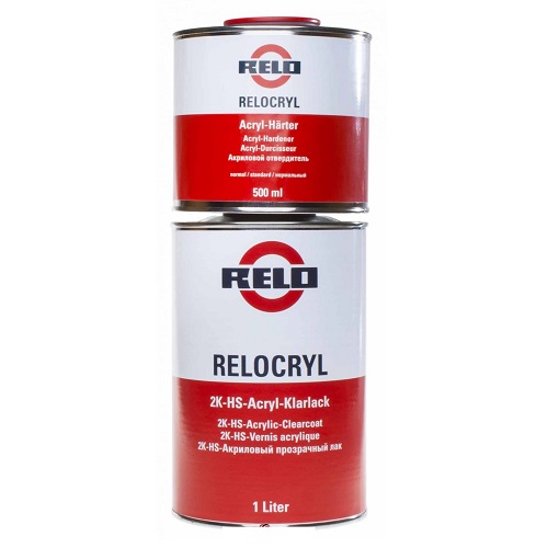 RELO Лак акриловый Relocryl 2K-HS-Acryl Klarlack 1,5л с отвердителем