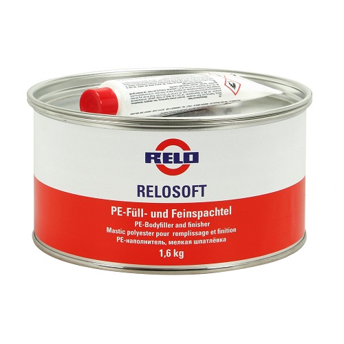 RELO Relosoft Softspachtel beige Шпатлевка бежевая 1,6 кг с отвердителем