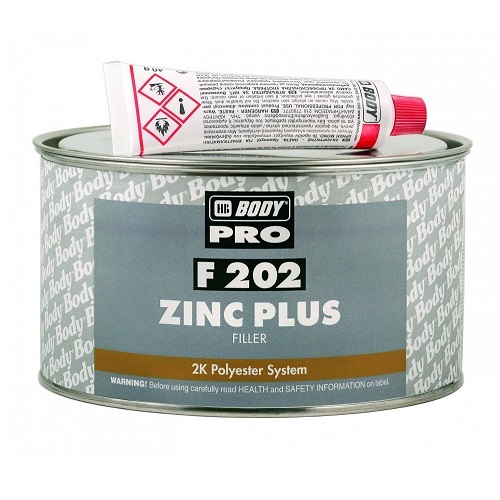 Шпатлевка для оцинкованных поверхностей HB BODY F202 ZINC PLUS 1.8кг