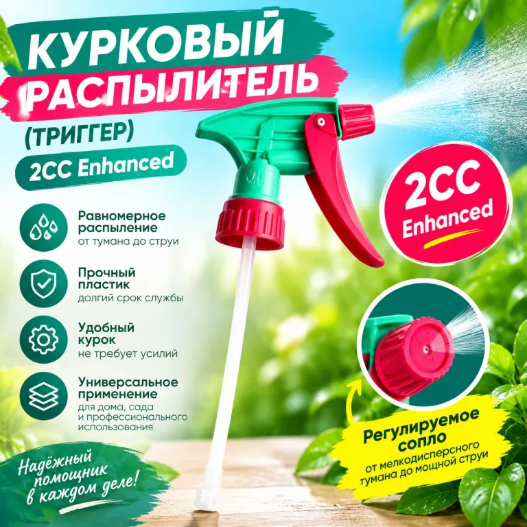 Курковый распылитель (триггер) 2CC Enhanced